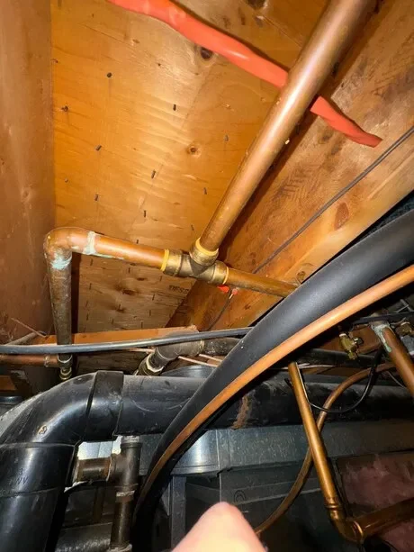 Professional Plumber Inspecting Sump Pump